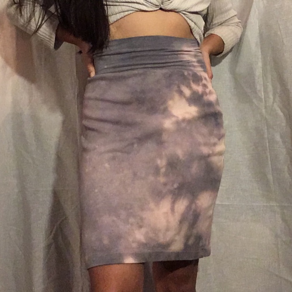 Indigo & Snow Natural Dye Skirt